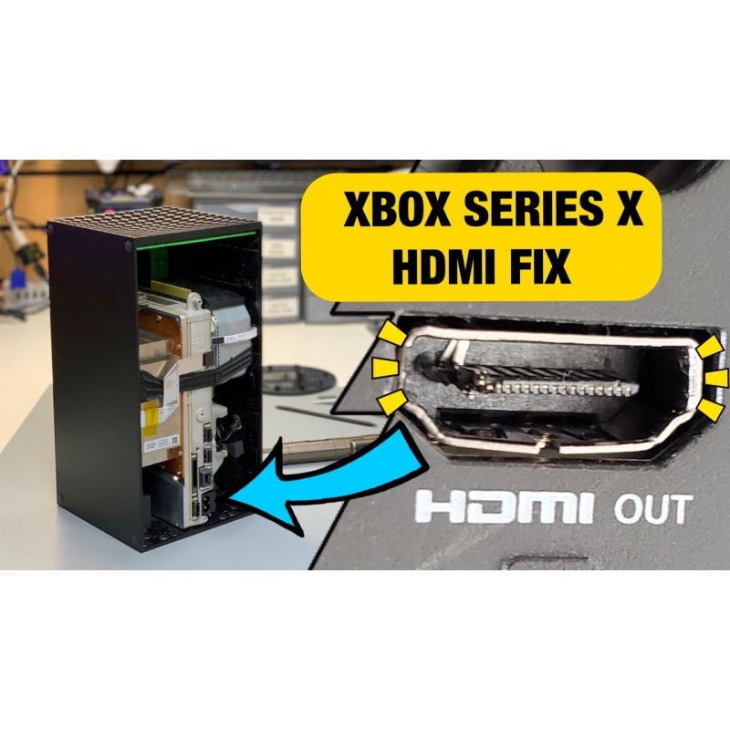 Réparation hdmi xbox series x nord valenciennes douai cambrai